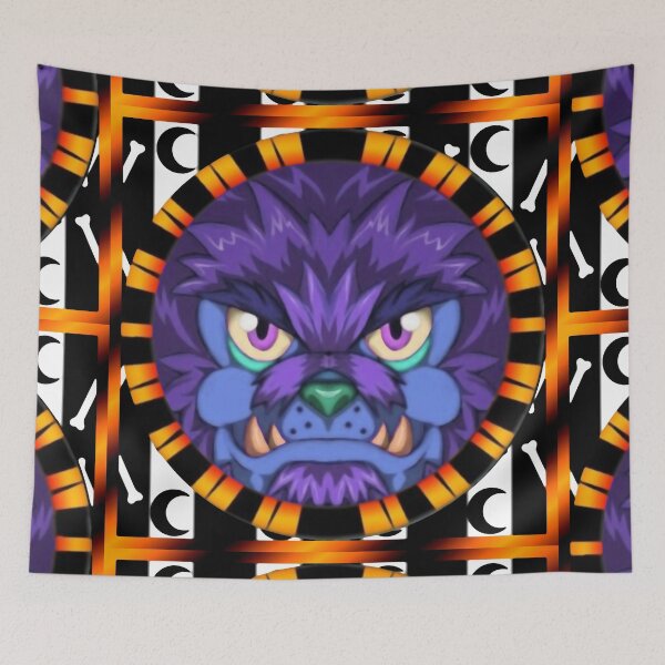 Item preview, Halloween Head - WolfPack - Night Shade designed and sold by DuskWingArts.