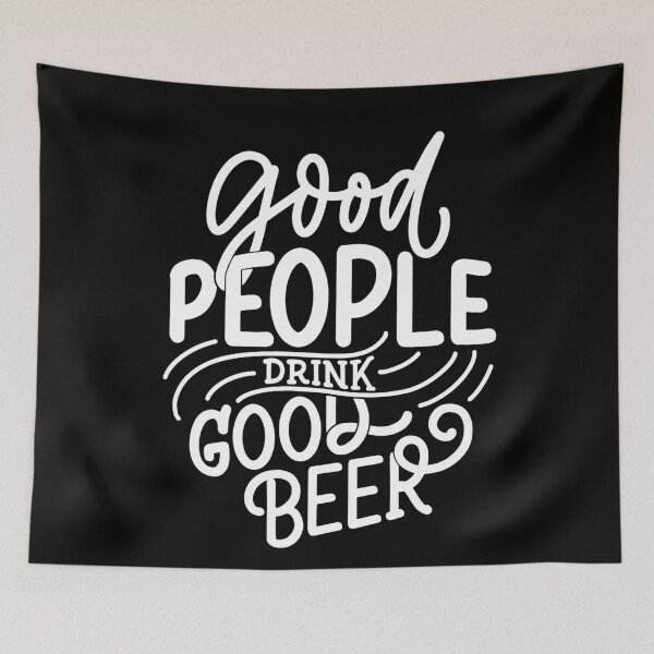 Item preview, Good People Drink Good Beer | Funny quote designed and sold by City Nite.