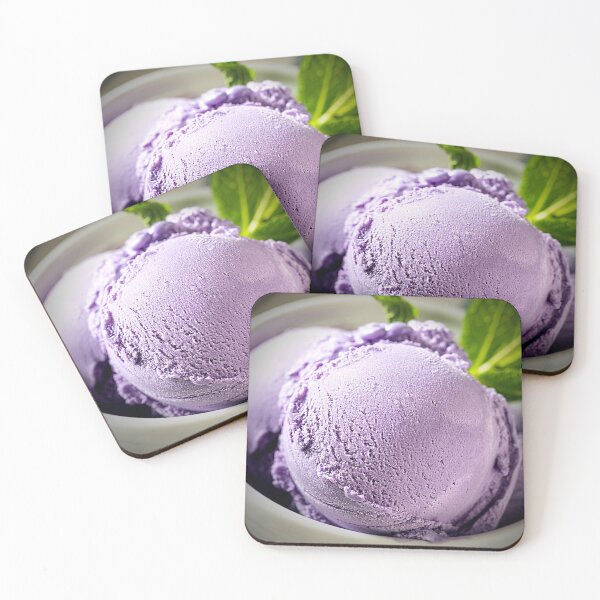 Item preview, Ube Purple Yam Ice Cream designed and sold by NerdyByDesign.