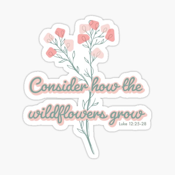 Plant More Wildflowers Sticker