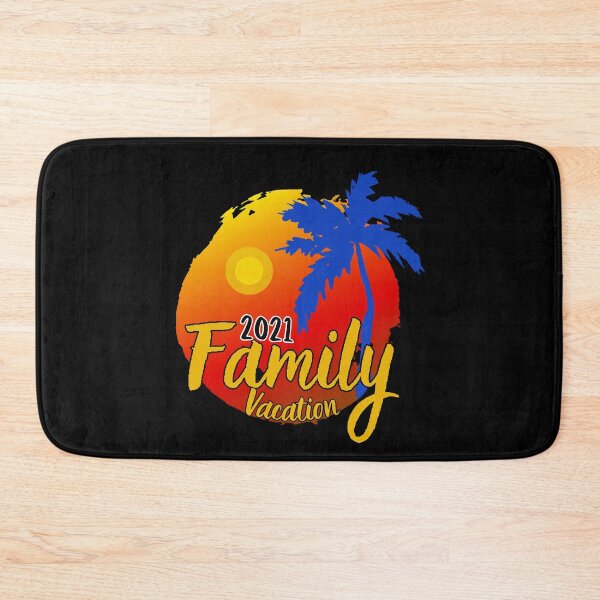 Item preview, Copy of Family Vacation 2021 Red and Yellow Beach Sunset and Coconut Tree 3 designed and sold by MyPrintCharming.