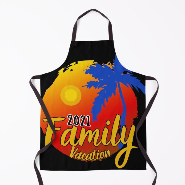 Item preview, Copy of Family Vacation 2021 Red and Yellow Beach Sunset and Coconut Tree 3 designed and sold by MyPrintCharming.