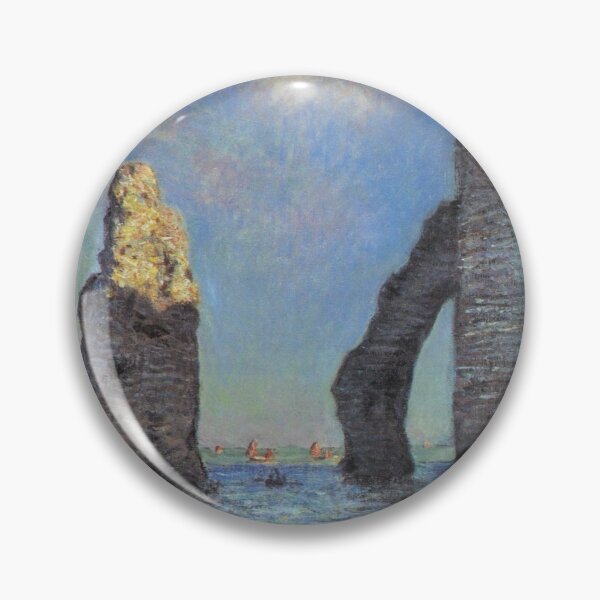 Item preview, The Cliffs At Etretat Painting By Claude Monet  designed and sold by JDesigningMO.