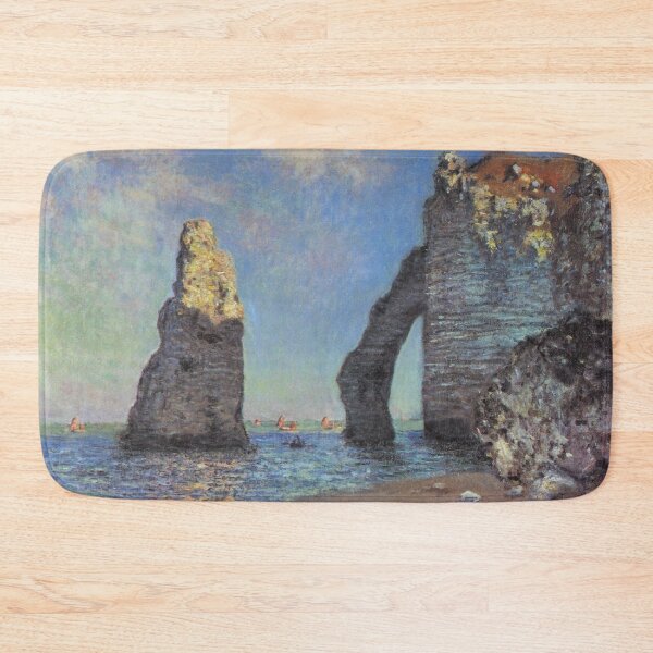 Item preview, The Cliffs At Etretat Painting By Claude Monet  designed and sold by JDesigningMO.