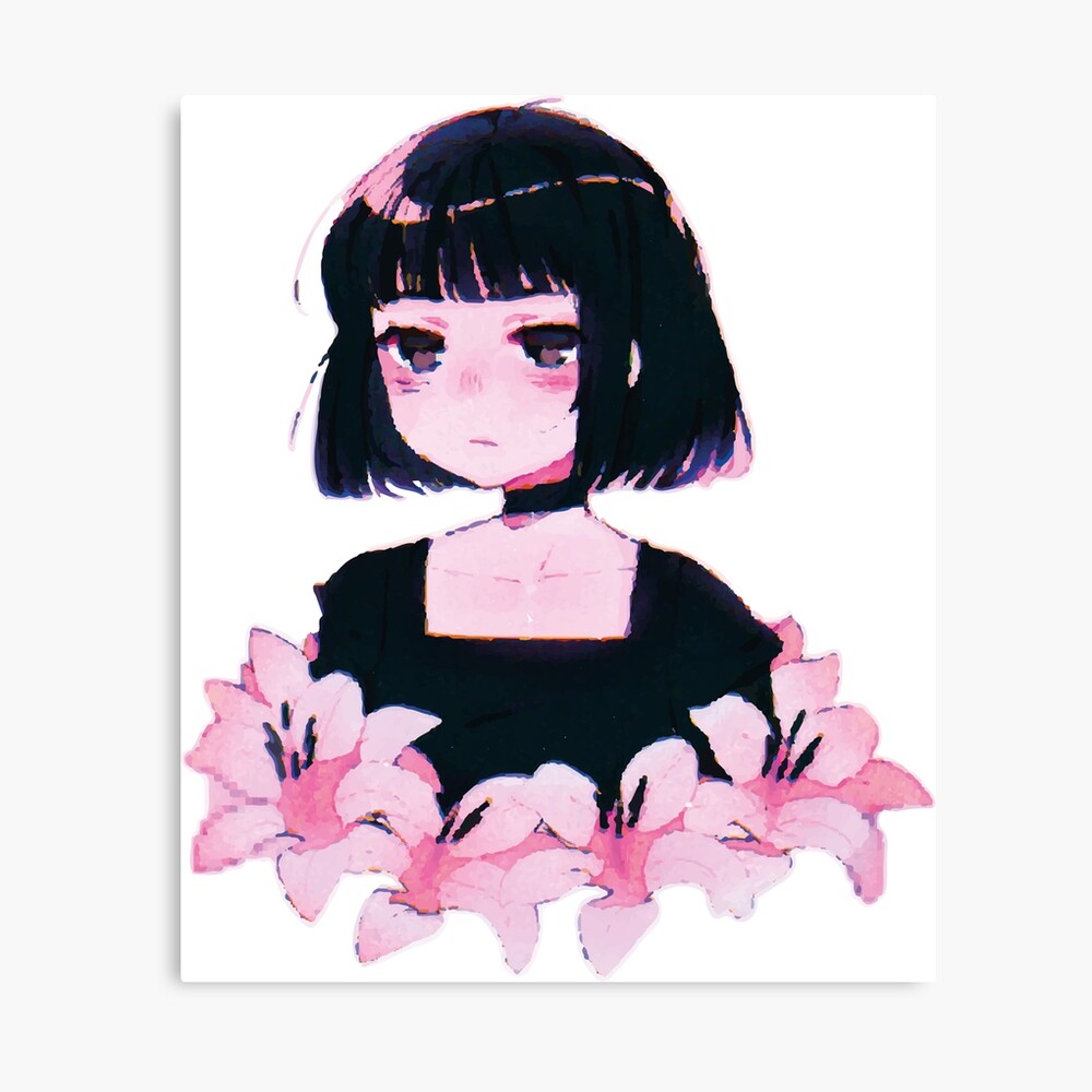 Sad Anime Girl Aesthetic Depression Photographic Print By Victorprimo Redbubble