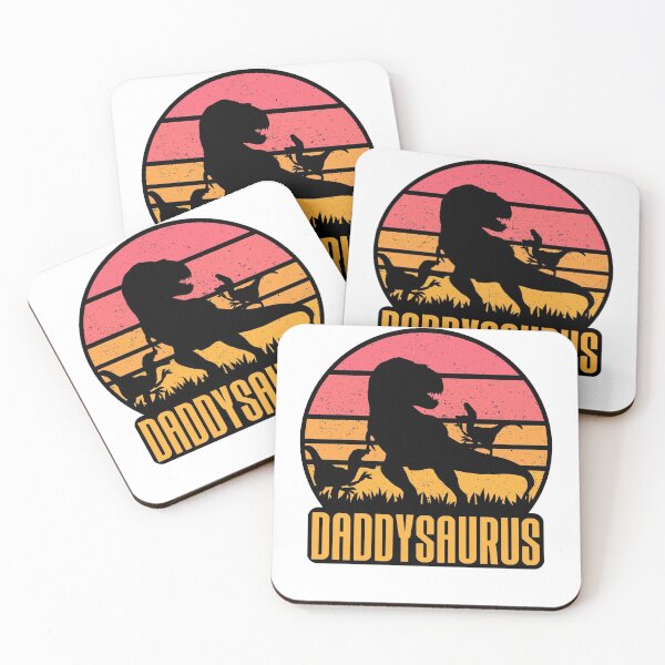 Item preview, Daddysaurus T Rex Dinosaur Funny Daddy Saurus Cool Distressed Look designed and sold by 74ninetees.
