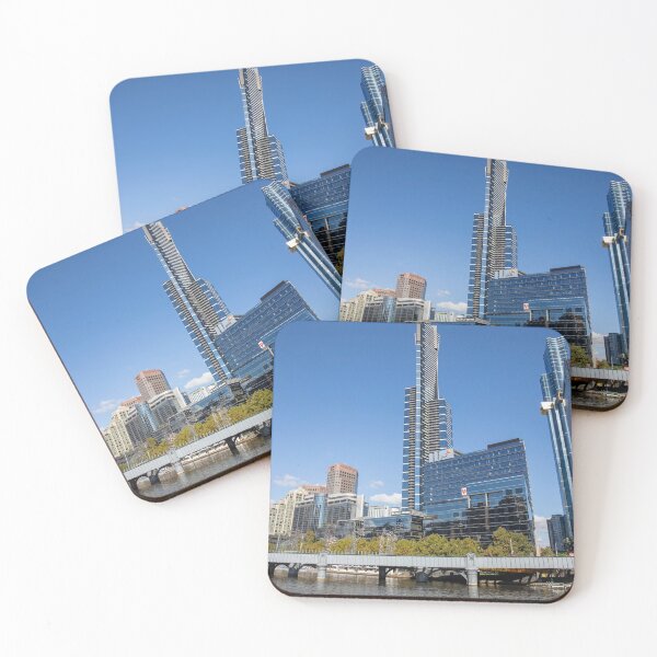 Item preview, Melbourne Southbank and Eureka tower near Yarra river designed and sold by Martin Berry Photography.