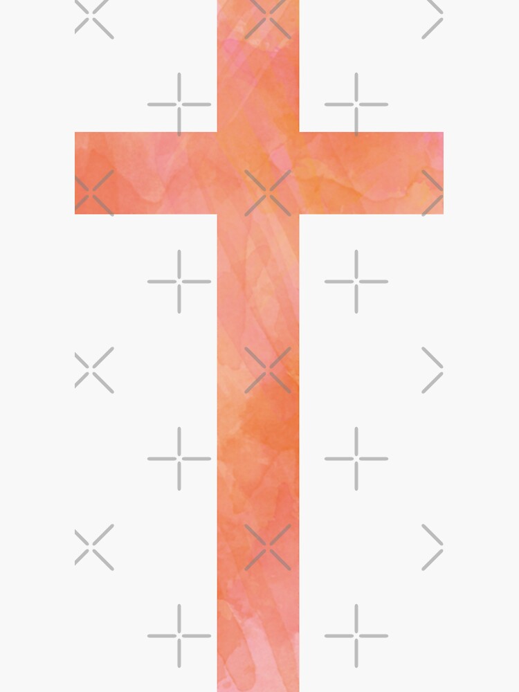 Christian Cross Sticker for Sale by Bethel Store