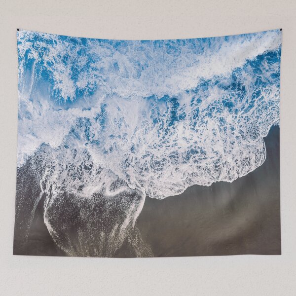 Item preview, Blue and white beach shore designed and sold by Tanuja  Sharma.