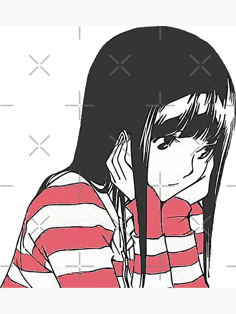 Premium Photo | Anime illustration of a depressed boy in the rain