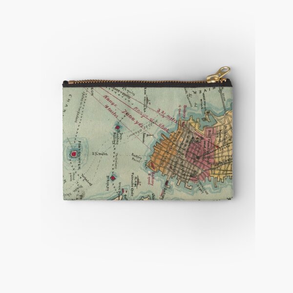 Item preview, Vintage Charleston SC Civil War Map (1865) designed and sold by BravuraMedia.