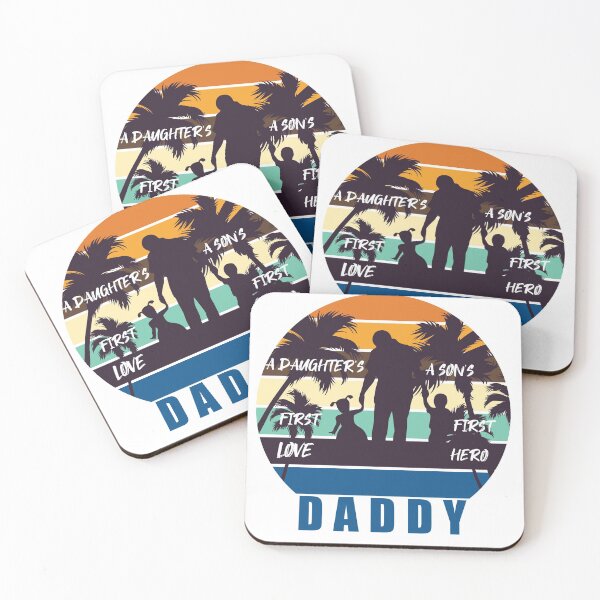 Item preview, Dad A Son's First Hero A Daughter's First Love T-SHIRT designed and sold by Artezia.