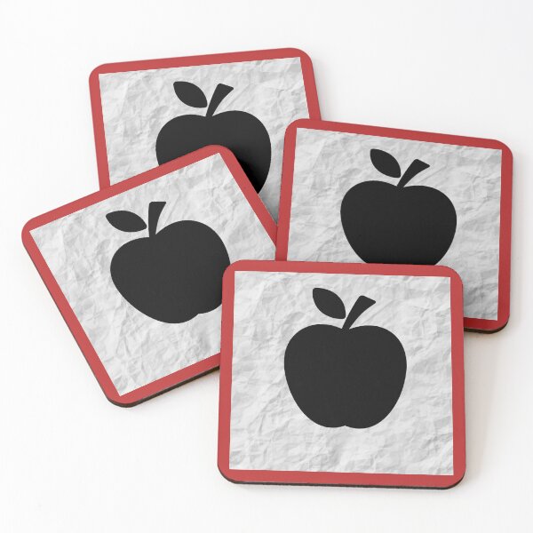 Item preview, Black apple design for redbubble designed and sold by Kumaramang.