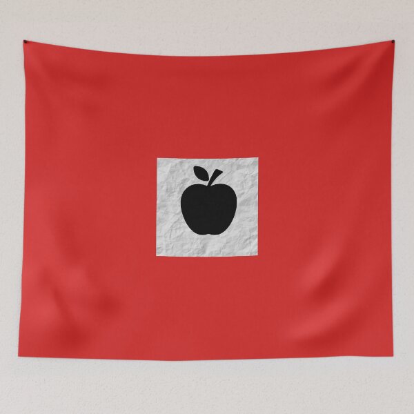 Item preview, Black apple design for redbubble designed and sold by Kumaramang.