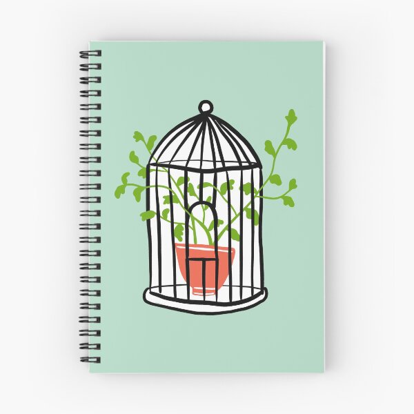 Item preview, Plant cage illustration print green designed and sold by valdegilde.
