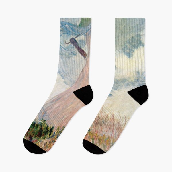 Aperçu de l'œuvre Femme à l'ombrelle de Claude Monet créée et vendue par JDesigningMO.