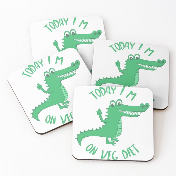Item preview, Cute alligator today on Veg Diet designed and sold by Khushi Graphics.