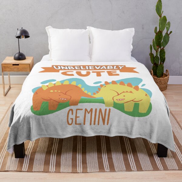 Item preview, Unbelievably Cute Gemini Zodiac Sign Horoscope Cute Dinosaur designed and sold by RJ-Art.