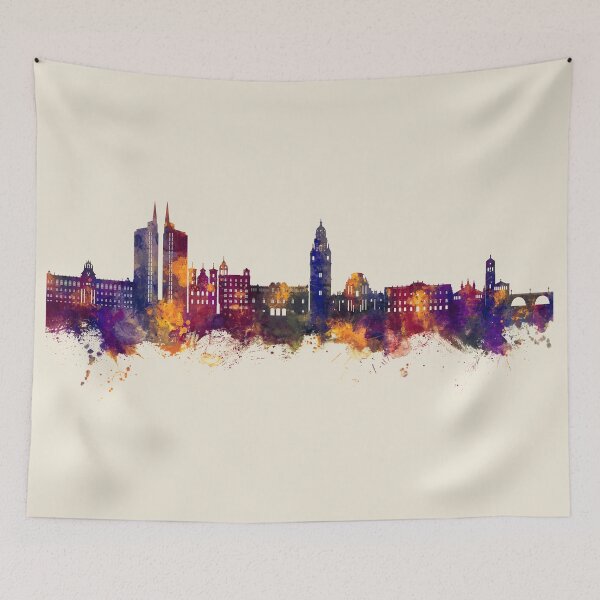 Item preview, Murcia Spain Skyline designed and sold by ArtPrints.