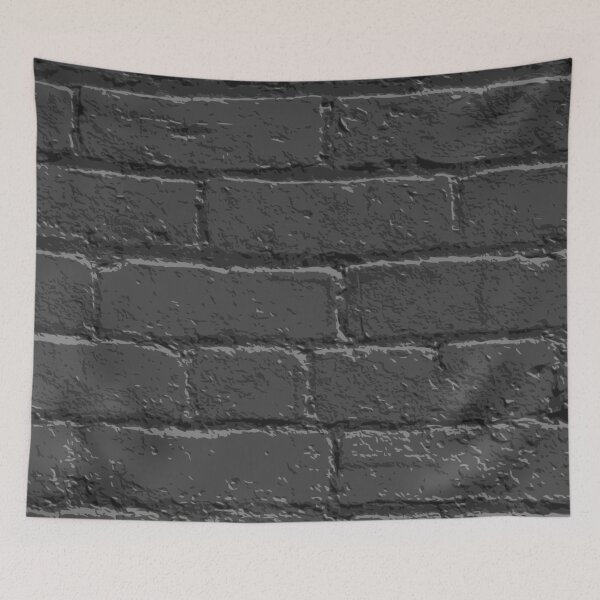 Item preview, Black brick wall designed and sold by DerSenat.