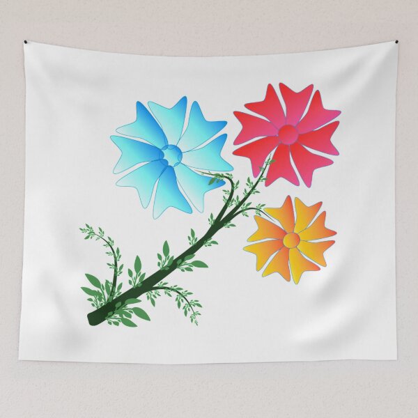 Item preview, Colorful Flowers designed and sold by GraceCreation.