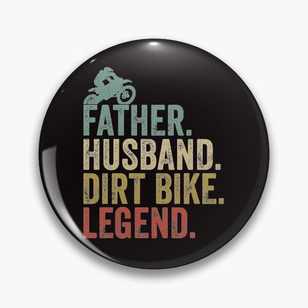 Artikelvorschau, Vater Ehemann Dirt Bike Legende lustiges Retro Motorrad Papa Geschenk entworfen und verkauft von Majesticoo.
