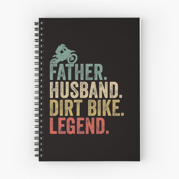 Item preview, Father Husband Dirt bike Legend funny retro motorcycle dad gift  designed and sold by Majesticoo.