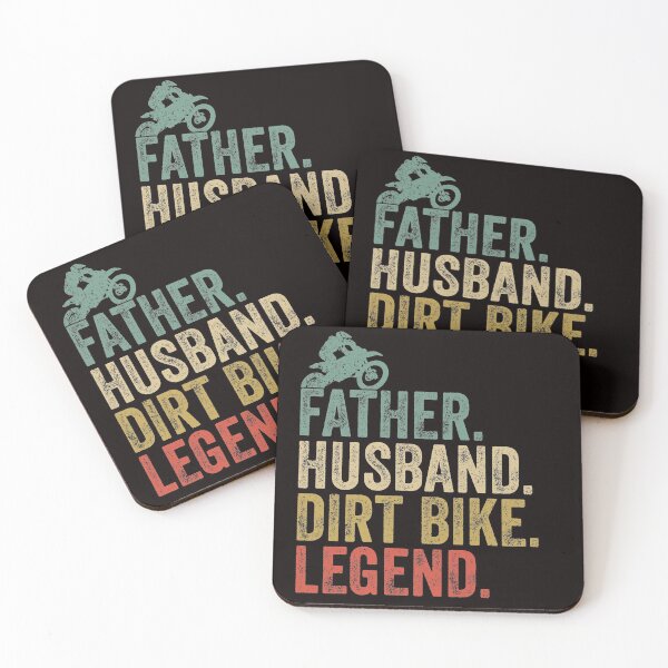 Item preview, Father Husband Dirt bike Legend funny retro motorcycle dad gift  designed and sold by Majesticoo.