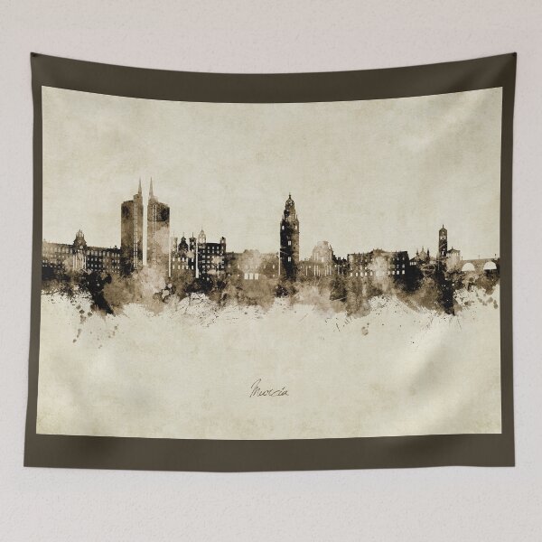 Item preview, Murcia Spain Skyline designed and sold by ArtPrints.