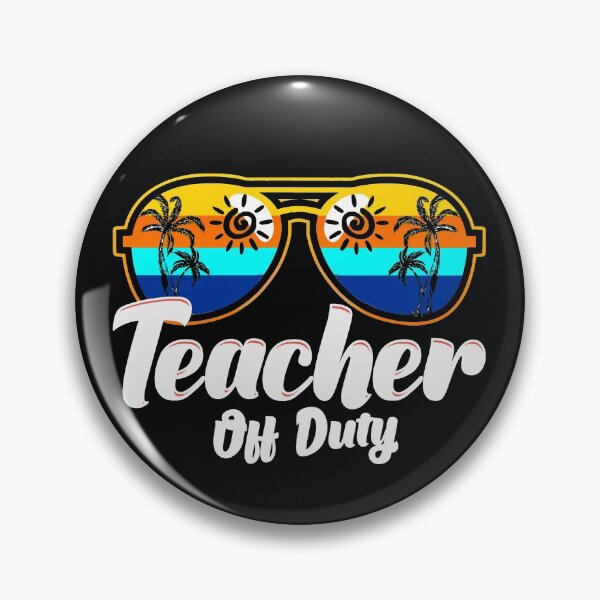 Item preview, Teacher Off Duty Sunglasses Beach Palms designed and sold by omgsavariya.
