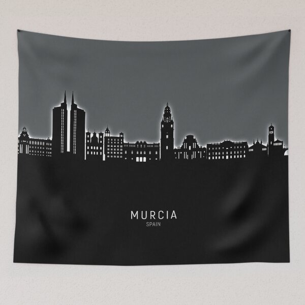 Item preview, Murcia Spain Skyline designed and sold by ArtPrints.