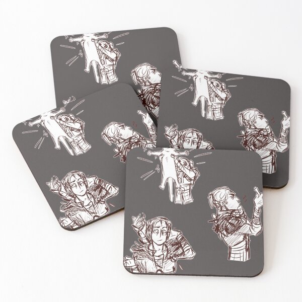 Item preview, Dragon Age 2 Sketchy Anders Sticker Set Pullover Sweatshirt| Dragon age T-Shirt | Dragon T-Shirt designed and sold by celianana.