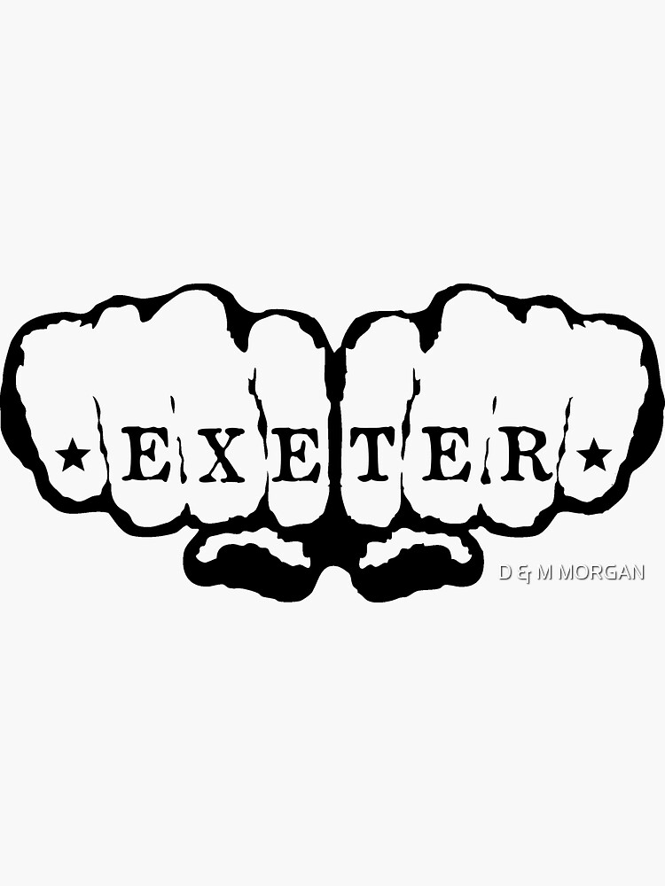 "Exeter!" Sticker for Sale by TheBoro Redbubble