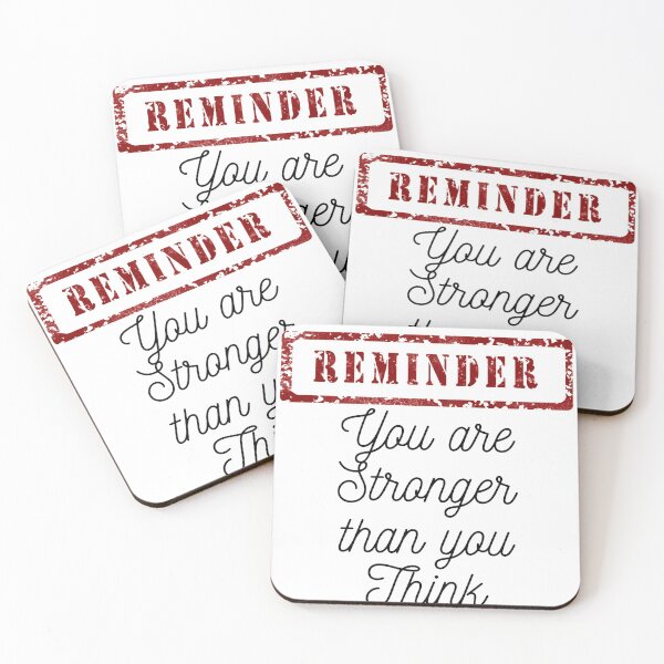 Item preview, Reminder - You are stronger than you think designed and sold by artesiaKT.