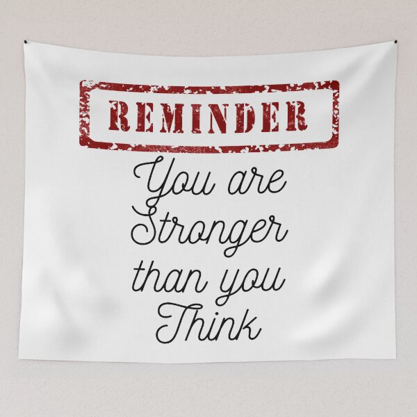 Item preview, Reminder - You are stronger than you think designed and sold by artesiaKT.