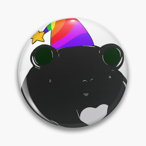 Item preview, Happy Black Frog designed and sold by ArtByMaika.