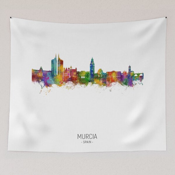 Item preview, Murcia Spain Skyline designed and sold by ArtPrints.
