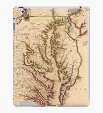 Vintage Map of The Chesapeake Bay (1719) iPad Case/Skin
