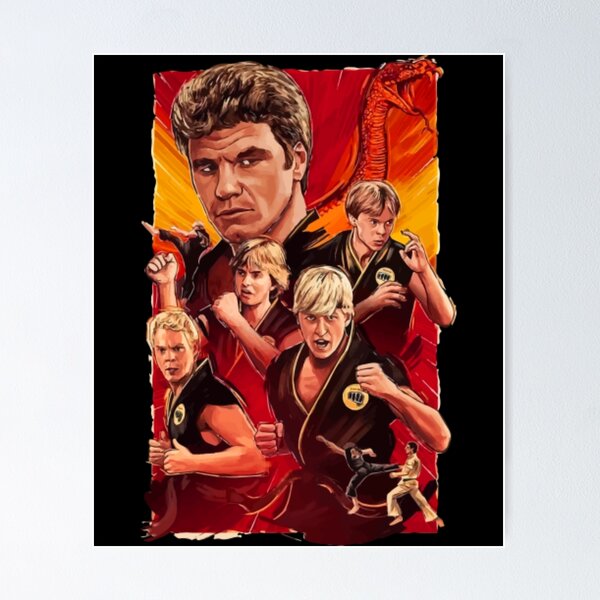 Aperçu de l'œuvre Équipe du dojo Cobra Kai Cobra Kai créée et vendue par ShirtGenerators.