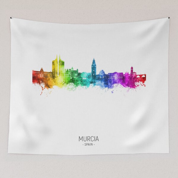 Item preview, Murcia Spain Skyline designed and sold by ArtPrints.