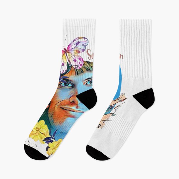 Item preview, Sweet Summer (smiling legend inside floral wreath) designed and sold by HamiltonmagicTs.