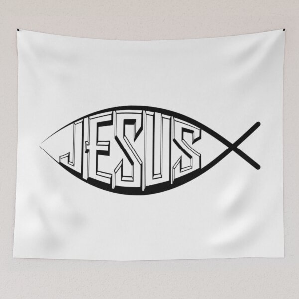 Item preview, Jesus and the fish designed and sold by kcaandwu.