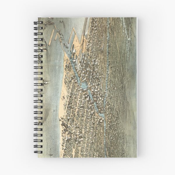 Item preview, Vintage Pictorial Map of Chicago (1868) designed and sold by BravuraMedia.
