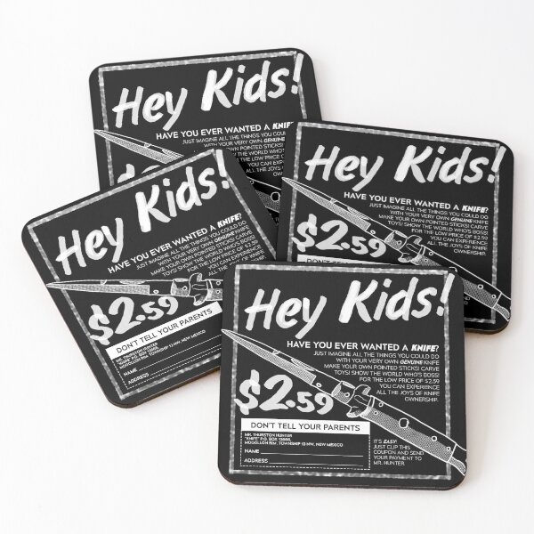 Item preview, Hey Kids! (Light for dark backgrounds) designed and sold by werewolfgal.