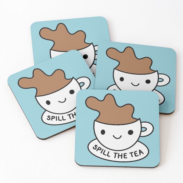 Item preview, cute spill the tea - cup of tea designed and sold by smileyfriend.