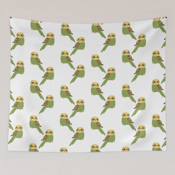 Item preview, Green budgie designed and sold by VandrarenArt.