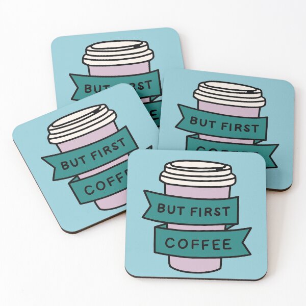 Item preview, but first coffee - COFFEE FIRST designed and sold by smileyfriend.