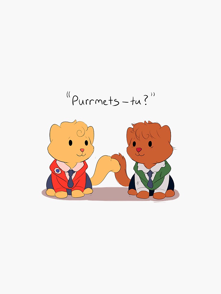 Thumbnail 3 von 3, Sticker, Purrmets-Tu? designt und verkauft von MellowArtStuff.