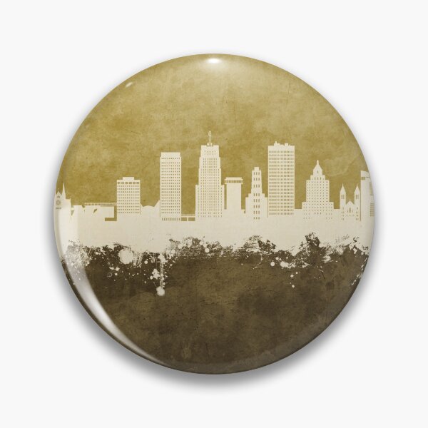 Item preview, Akron Ohio Skyline designed and sold by ArtPrints.