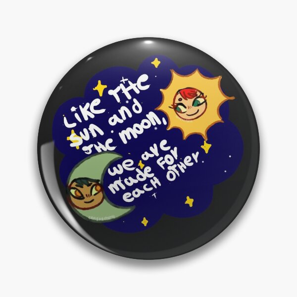 Item preview, Sun and Moon cuple designed and sold by CrayonMoth.